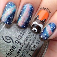 Guardians of the Galaxy Nail Designs- Rocket