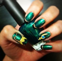 Loki Nail Designs- loki hat