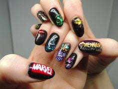 Avengers Nail Design- Marvel Universe