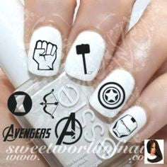Avengers Nail Design- Avengers icon