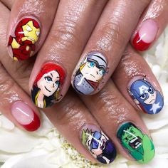 Avengers Nail Design- Cute avatar