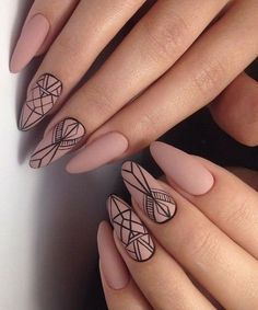 Pattern Nail Designs-2 Aztec nails