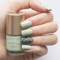 Light green nail designs for older ladies