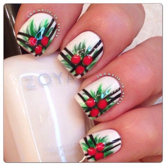 Hottest 50+ Christmas Nail Ideas for 2017-20