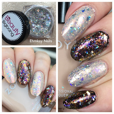 beauty bigbang, nail art, nail polish, nail beauty, Chameleon Flakies