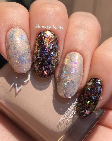 beauty bigbang, nail art, nail polish, nail beauty, Chameleon Flakies