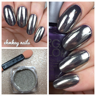 Red Nail Mirror Chrome Powder Metallic Colour Nails Shimmer Loose