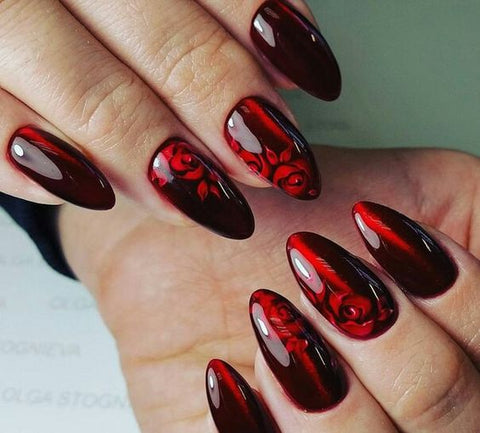 30+ Beautiful Cat-eye Nail Design for 2018