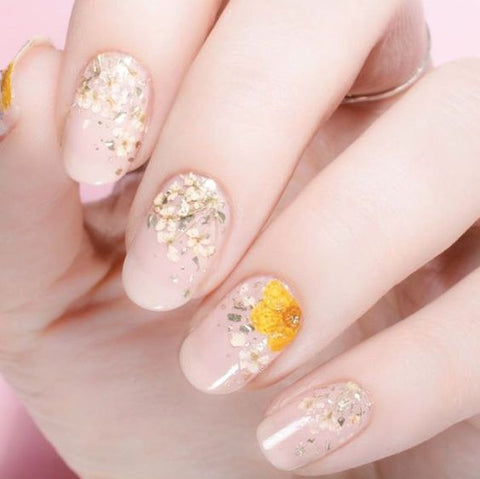 Floral Nail art design