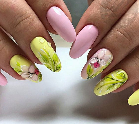 Floral Nail art Design