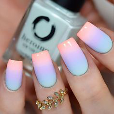 Ombre Summer Nail Design