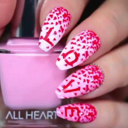60+ Best Valentine's Day Nails Designs for 2018