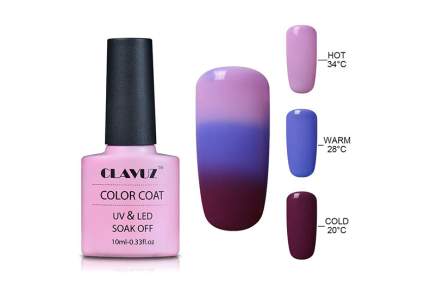 Clavuz temperature-changing gel nail polish