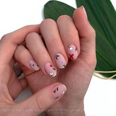 Water Decals Round Nail Design