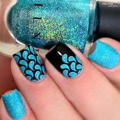 Pattern Nail Designs-15 Mermaid nails