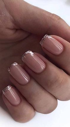French Tip Short Nails