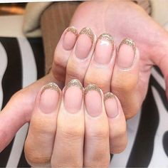 Round French Summer Nail Designs