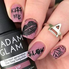 Department of Terror Valentine’s Nail Art Idea