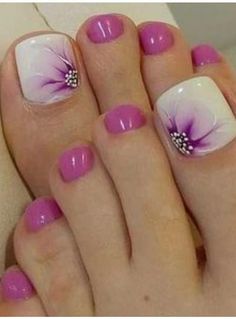 Summer Toe Nail Design-6 Flower toe nails