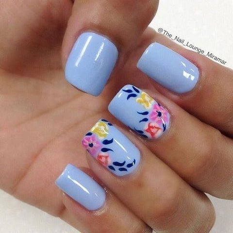 blue summer nail color 