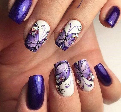 30+Butterfly Nail Art Designs 2018-