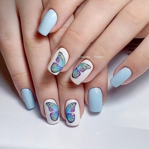 Butterfly Nail Art Designs 2018