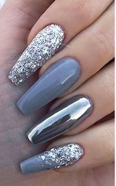 Silver Nail Designs-7