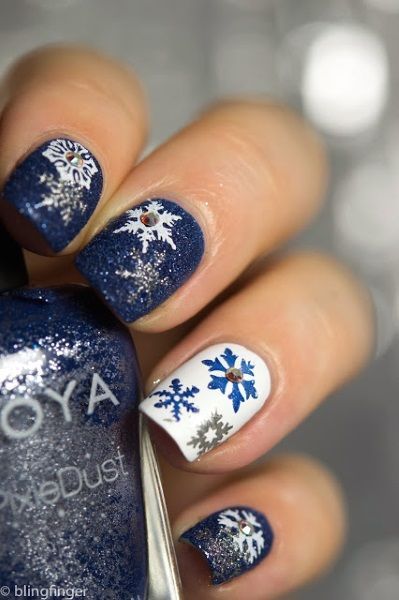 Hottest 50+ Christmas Nail Ideas for 2017