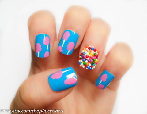 candy nail design