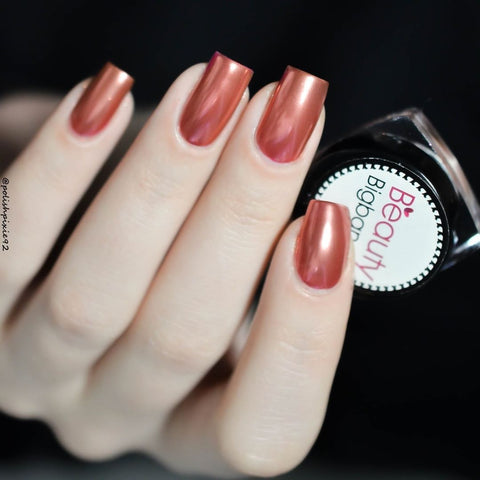 Red Chrome Nail Powder How to Apply? Magic Red Mirror Powder Nails