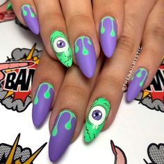 Pattern Nail Designs-4 Monster eyes nails