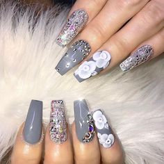 Silver Nail Designs-12