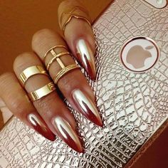 Metallic Mirror Nails-10