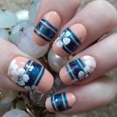 Pattern Nail Designs-3 Flower nails