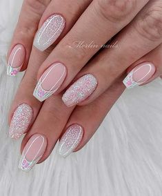 Long French Summer Nail Designs