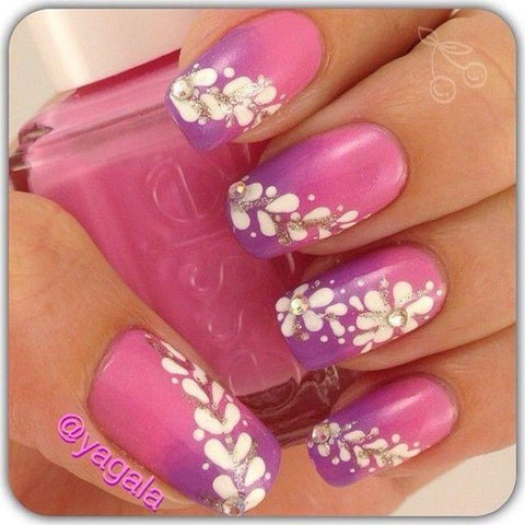 Floral Nail art Design