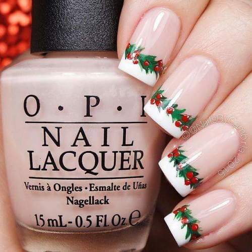 Hottest 50+ Christmas Nail Ideas for 2017-50
