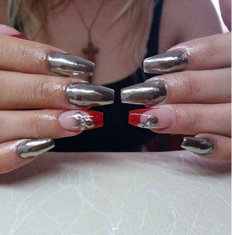 mirror nail design