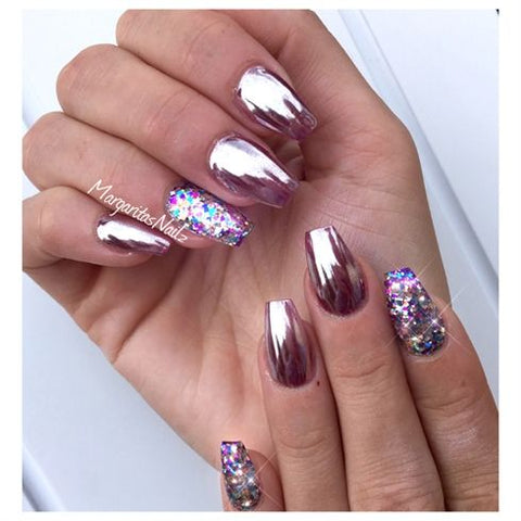 mirror nail design