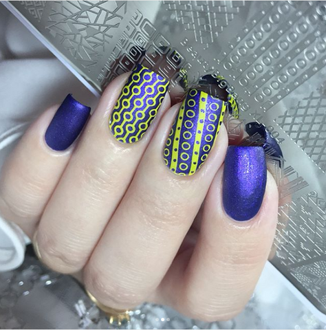 stamping nail art designs