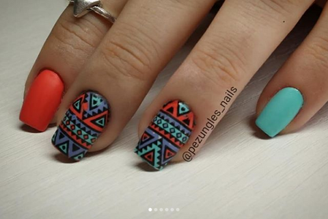 stamping nail art design