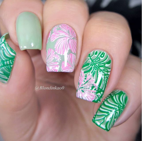 stamping nail art designs