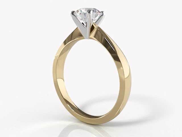 18k gold 1ct diamond ring