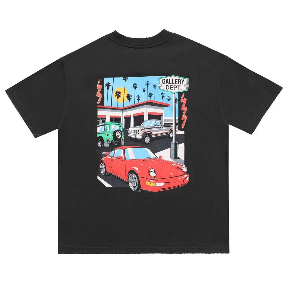 GALLERY DEPT DRIVE THRU WASHED TEE Sサイズ-