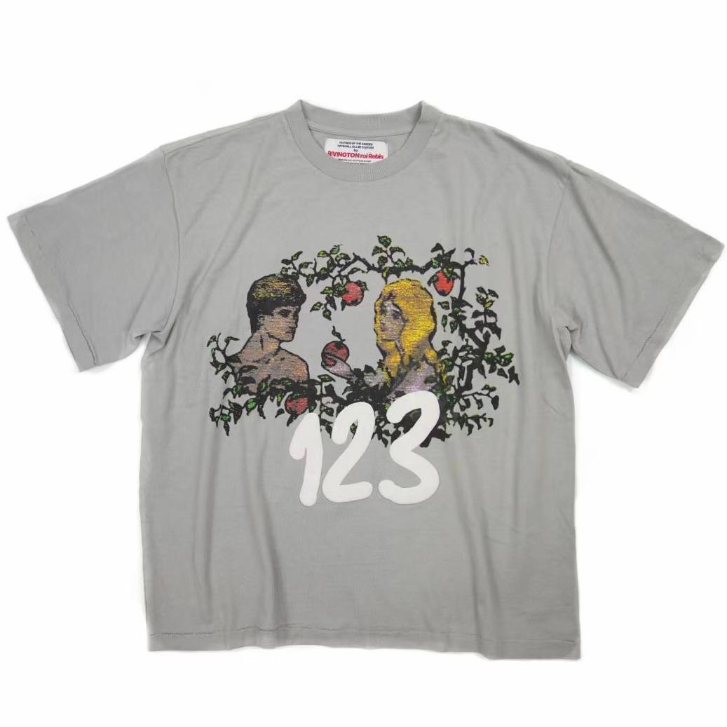 RIVINGTON roi Rebis RRR-123 Outside Of The Garden GREY T-Shirt