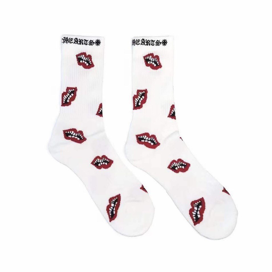 CHROME HEARTS x MATTY BOY Chomper Socks White/Black – PENGUIN