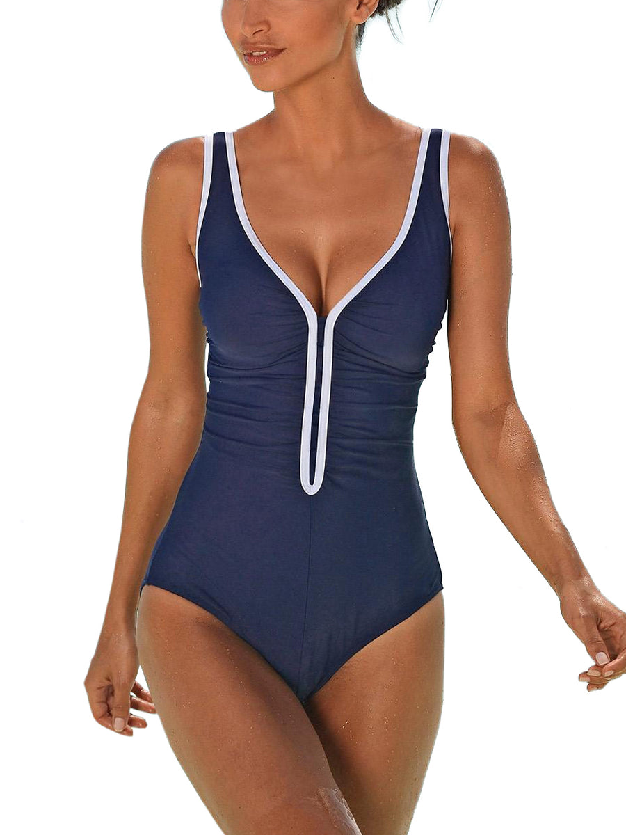 scoop back swimsuit