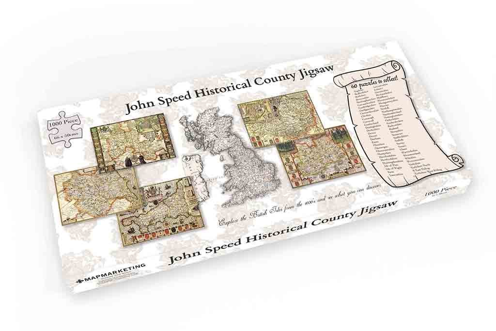 Connaugh Historical Map 1000 Piece Jigsaw Puzzle (1610)