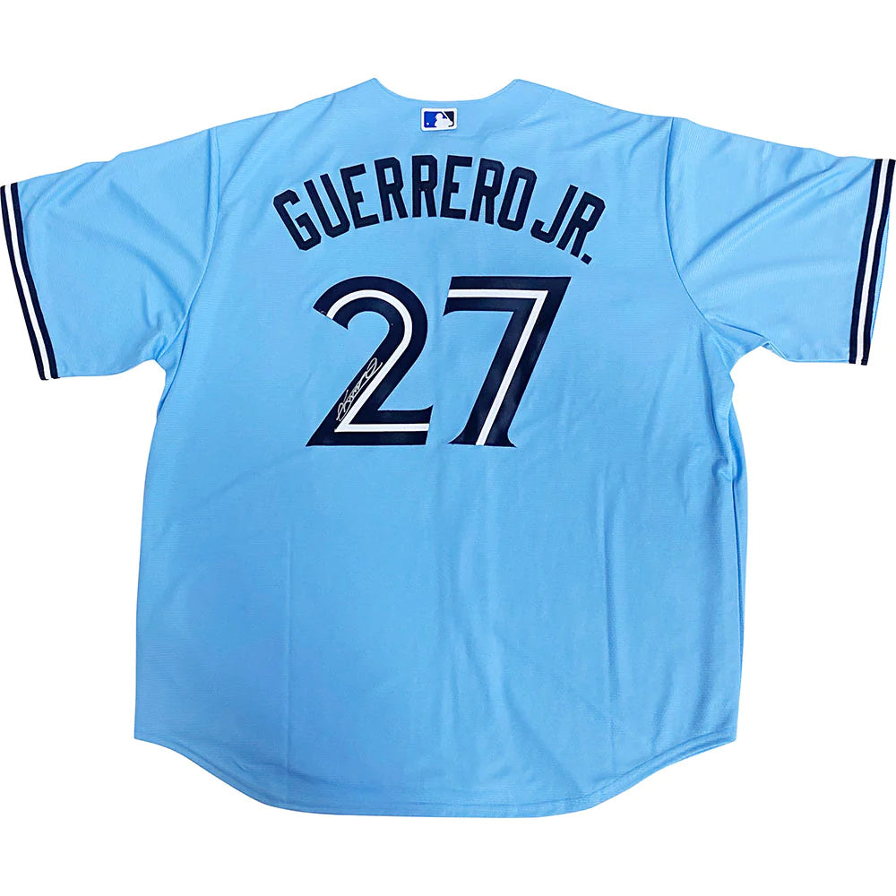 Vladimir Guerrero Jr. Signed Toronto Blue Jays Replica Nike Powder Blue  Jersey