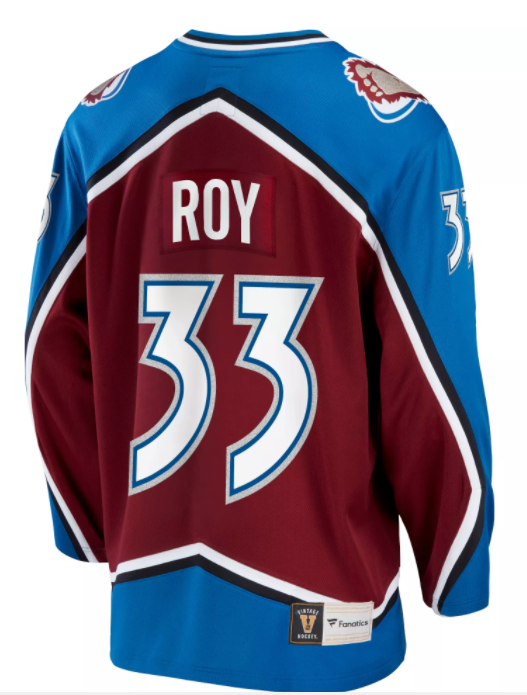 Patrick Roy Autographed Signed Colorado Avalanche Jersey JSA Starter Centre  Ice Large 48